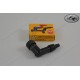 Spark Plug Cover NGK black 90 degree angled