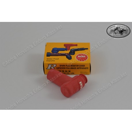 Spark Plug Cover NGK red