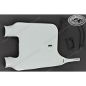 Acerbis MX Front Number Plate white for Upside Down Forks