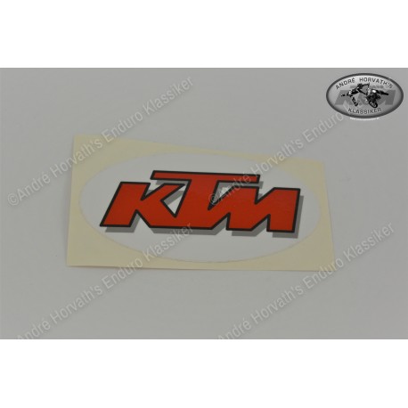 KTM sticker red