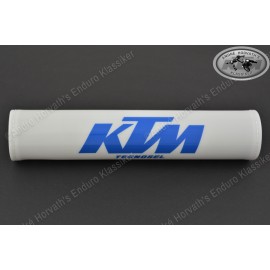 handlebar pad Vintage Tecnosel KTM white blue
