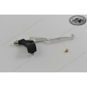 Domino brake lever with polished lever for front drum brakes complete with adjusting screw