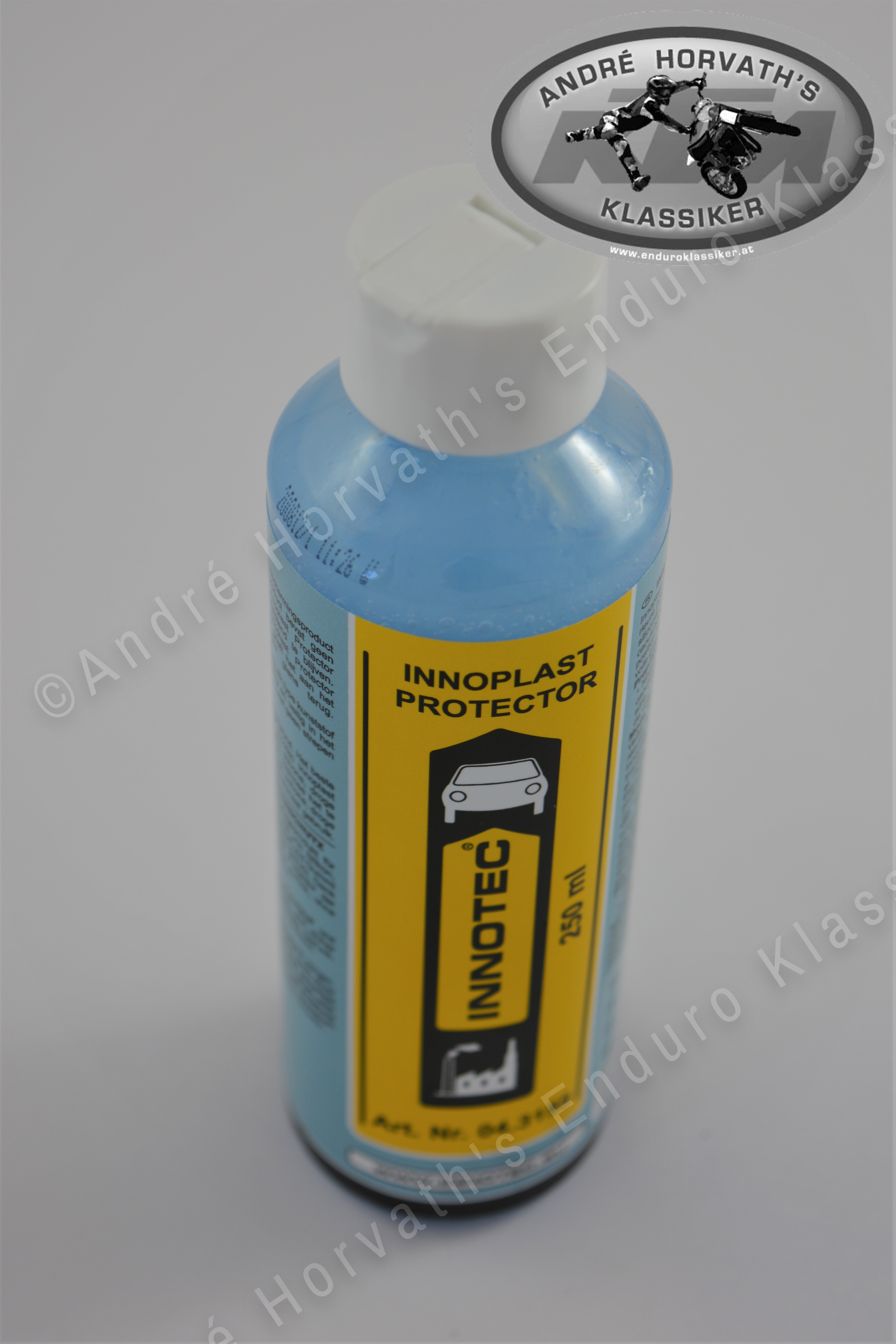 Innotec Innoplast Protector, 250ml bottle, is a high grade protection  product for any type of plastic parts