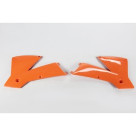 Radiator Spoiler Kit Orange KTM 125/250/300/380/400/520 2001-2004