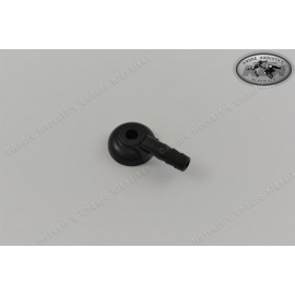 Fuel Hose Connection Piece Dell'Orto Carburetor Black Plastic