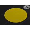 Startnummerntafel Plastik oval gelb Grösse 265x215mm