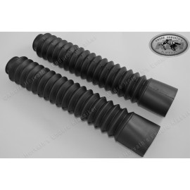 fork boots kit black 35mm 330mm length