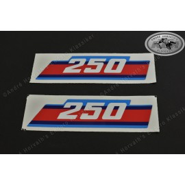 Radiator spoiler decals KTM 250 1986