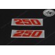 Decals KTM 125 Modelle 1988-1990 Pair