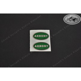 Akront rim sticker kit green