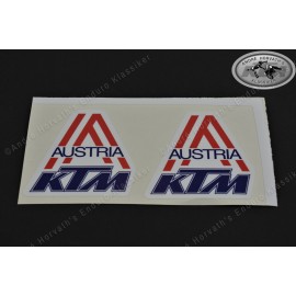 André Horvath's - enduroklassiker.at - Aufkleber/Fanartikel - Aufklebersatz "KTM Austria