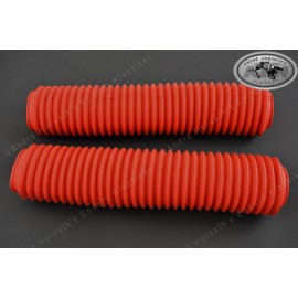 fork boots kit RED 40-43mm/460mm length