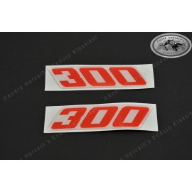 Decals KTM 300 Models 1988-1990 Pair