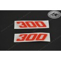 Decals KTM 300 Models 1988-1990 Pair