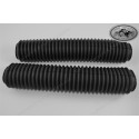 fork boots kit BLACK 45-50mm/460mm length