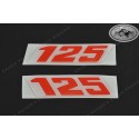 Decals KTM 125 Models 1988-1990 Pair