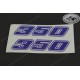 decal kit blue "250"