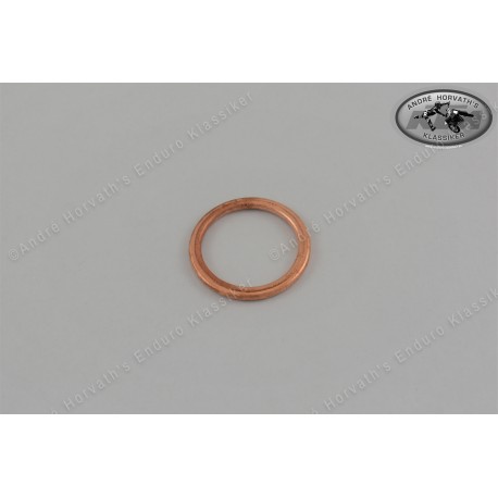 Exhaust Flange Gasket Copper Ring Honda XL/XR various models, size 39,7x31,6x4