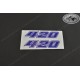 André Horvath's - enduroklassiker.at - Decals/Stickers/Accessoirs - Decal Kit 420 blue