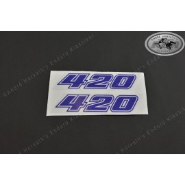 Decal Kit KTM 420 blue 1981-1983