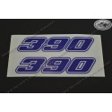 decal kit blue KTM 390 1981-1983