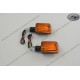 Mini Blinkers Pair black short 20mm 12V 21W