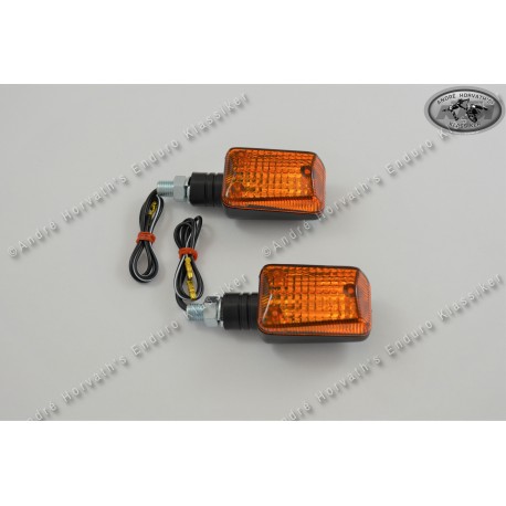 Miniblinker Paar Carbon Style lang 39mm 12V 21W