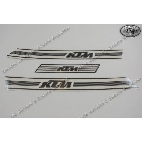 TECNOSEL Graphic Kit Replica OEM KTM GS 74-76 Black Background