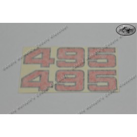 André Horvath's - enduroklassiker.at - Decals/Stickers/Accessoirs - Sticker kit 495 red