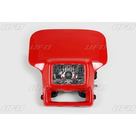 Headlight UFO Red Honda XR250/XR400 12V Halogen E-approved