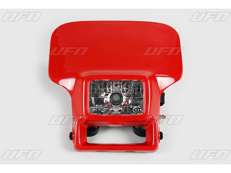 Headlight UFO Red Honda XR250/XR400 12V Halogen E-approved