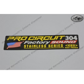 Pro Circuit Factory Sound 304 Silencer Decal