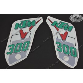 Aufklebersatz Tankspoiler KTM 300 1991