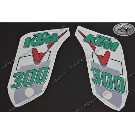 André Horvath's - enduroklassiker.at - Decals/Stickers/Accessoirs - decal kit gas tank spoiler 300 1991