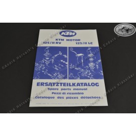 KTM Ersatzteilkatalog KTM 125 1980-81