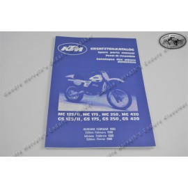 KTM Ersatzteilkatalog Rahmen 1980