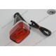 Taillight round Beacon Old Time Racer E-approved, street legal, 65mm diameter