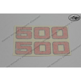 decal kit 500 red