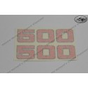 decal kit 500 red