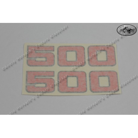 André Horvath's - enduroklassiker.at - Decals/Stickers/Accessoirs - decal kit "500"