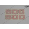 Aufklebersatz 500 rot
