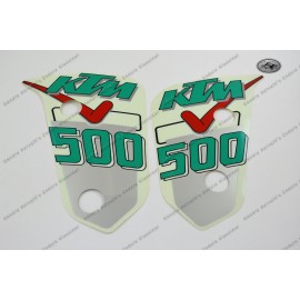 Decals for Radiator Shrouds KTM 500 MX two stroke Model 1991, new old stock