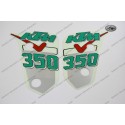 Decals for Radiator Shrouds KTM 350 GS two stroke Model 1991, new old stock