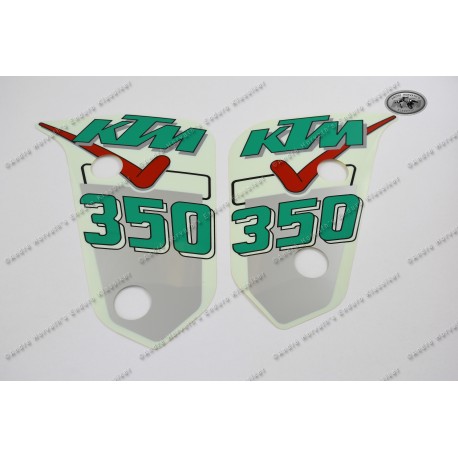 Decals for Radiator Shrouds KTM 500 MX two stroke Model 1991, new old stock