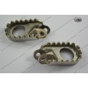 Fussrastensatz Stahl breit Kawasaki KLX250/650R 1993-1997, Honda XR 600 1986-1990